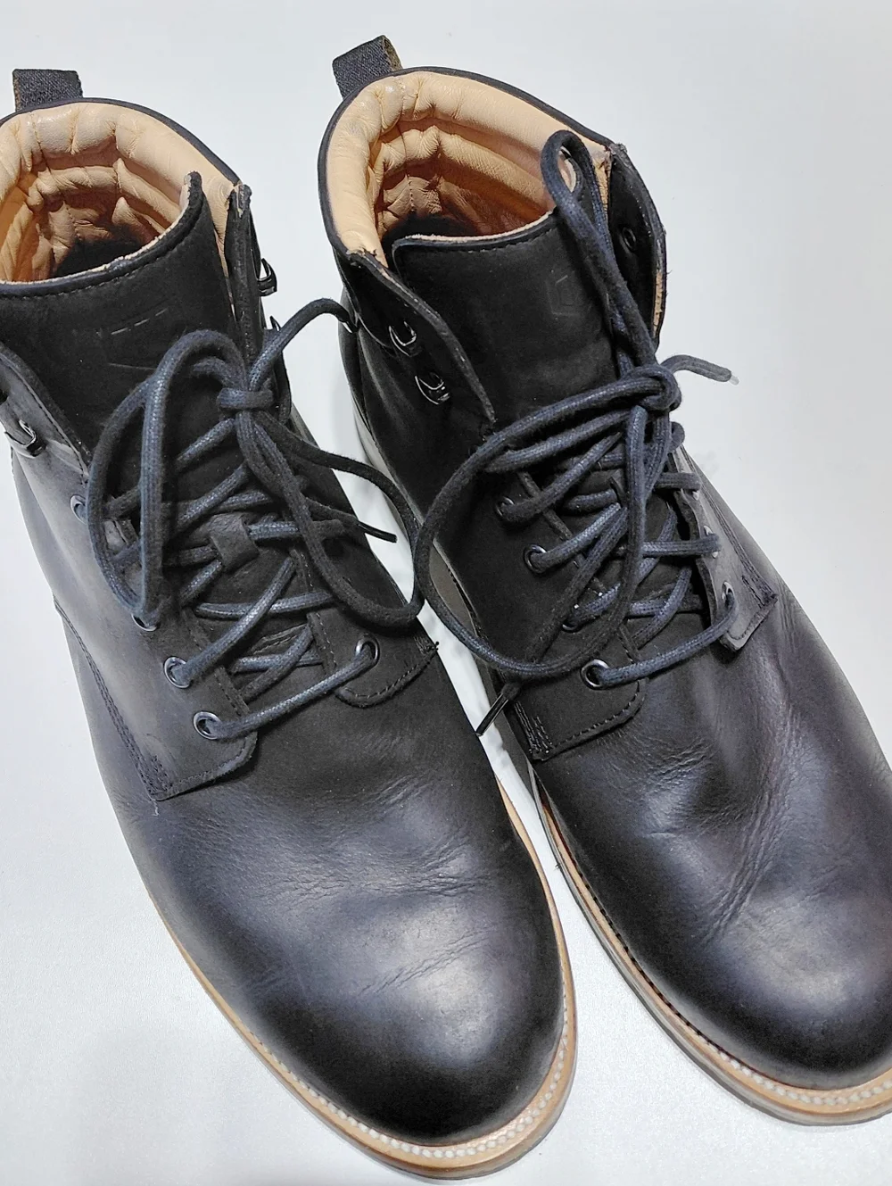 WILCOX Men's Shiloh  Leather Upper Goodyear Welt Black Boot Size 13